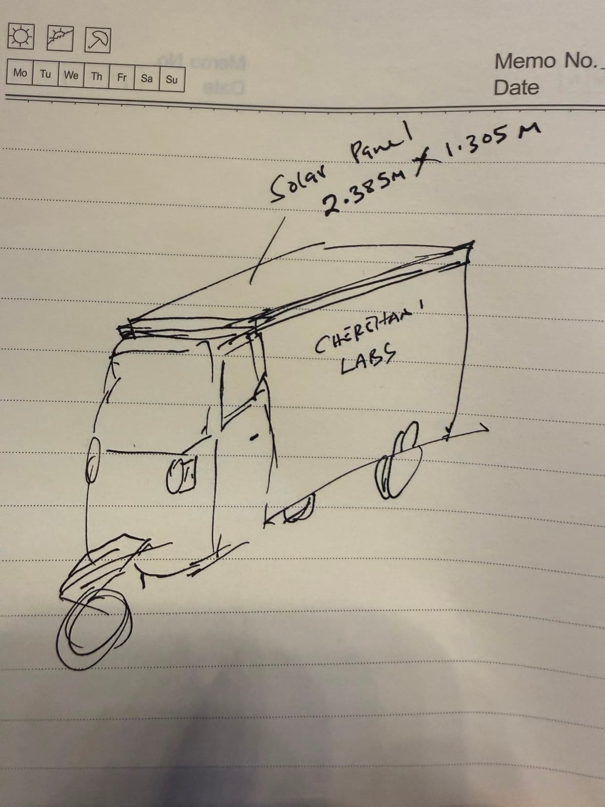 Tuktuk vaccine delivery vehicle